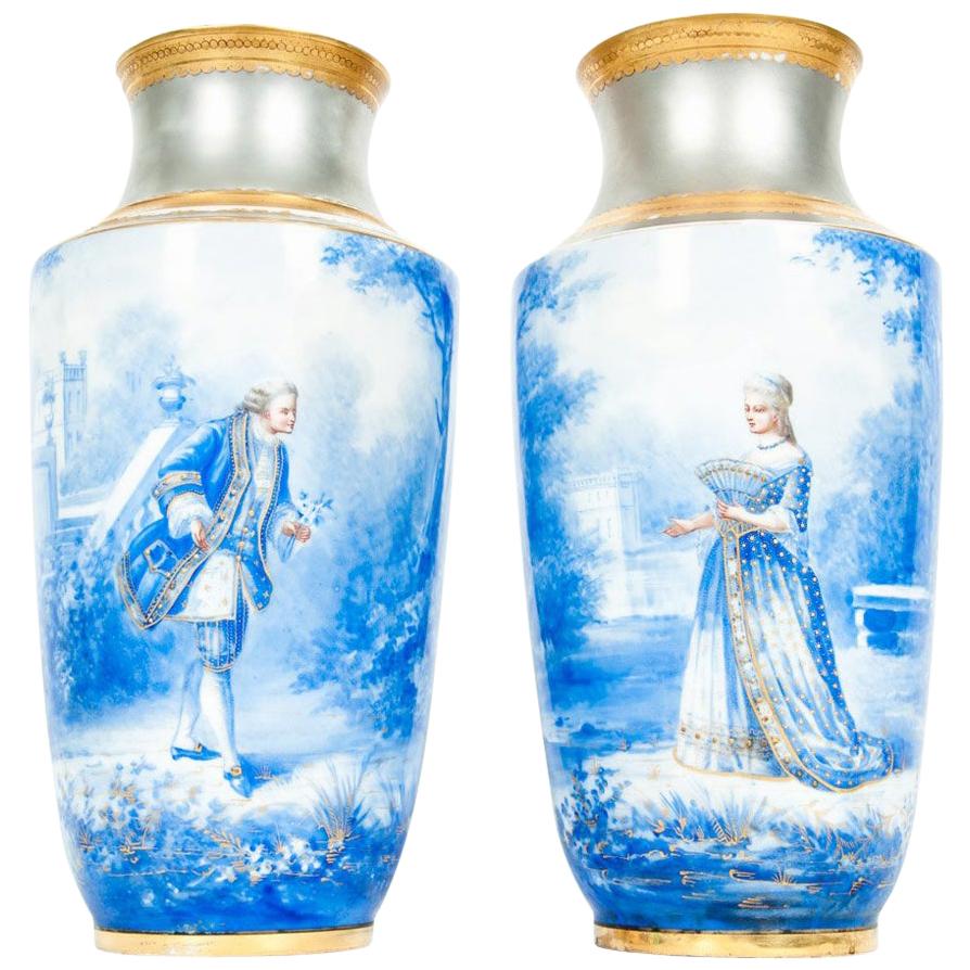 19th Century English Porcelain Decorative Vases / Pieces