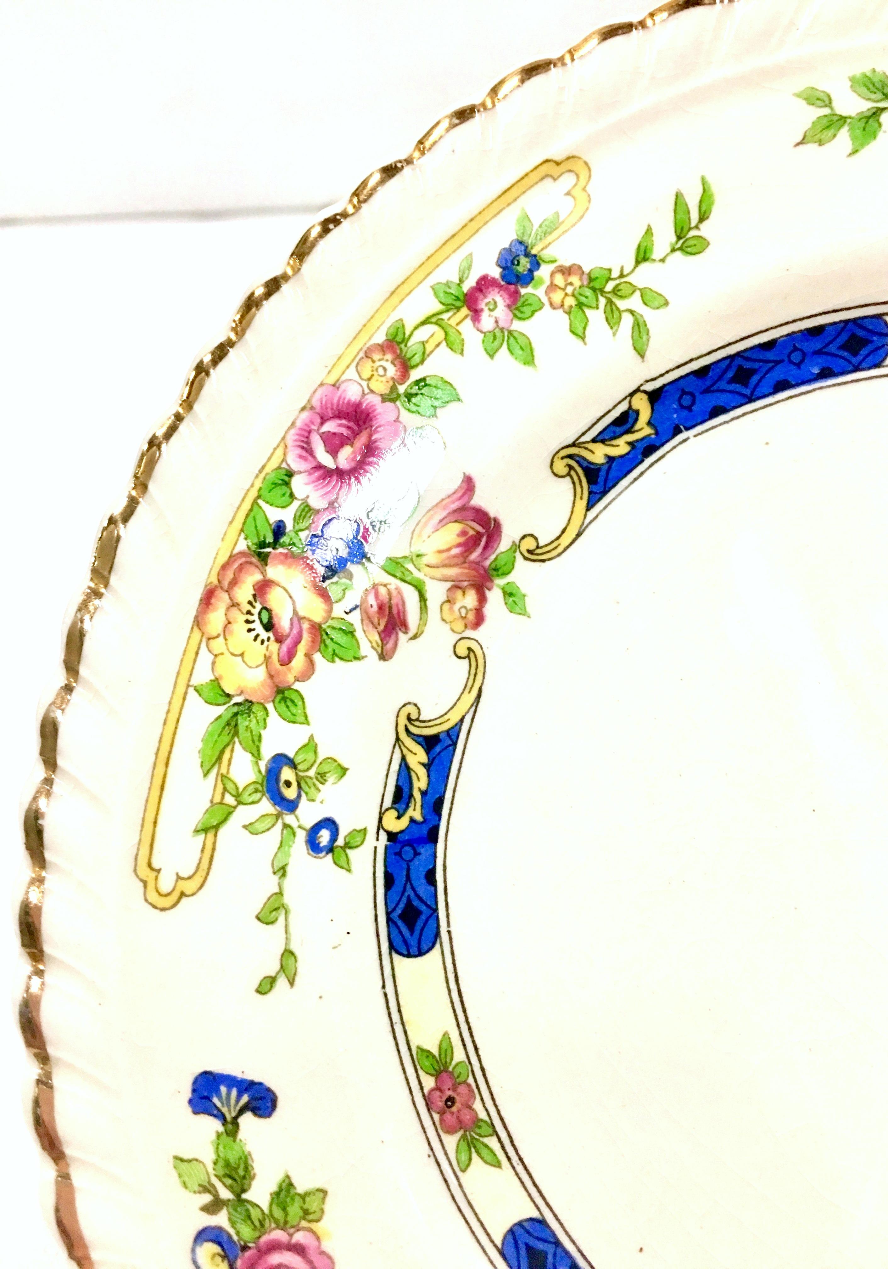 Gold Antique English Porcelain Dinnerware 