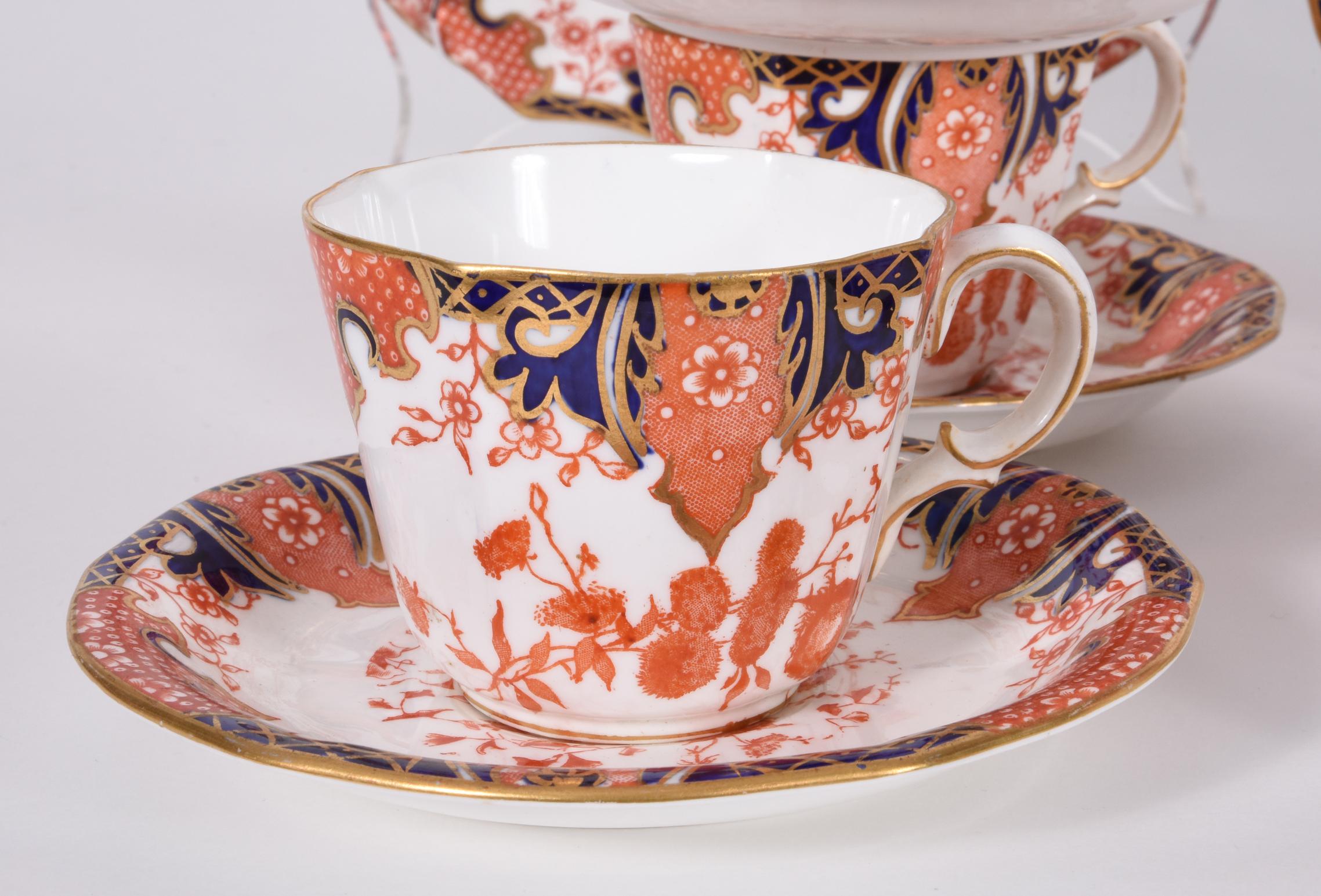 Antique English Porcelain Luncheon Set Royal Crown Derby 3