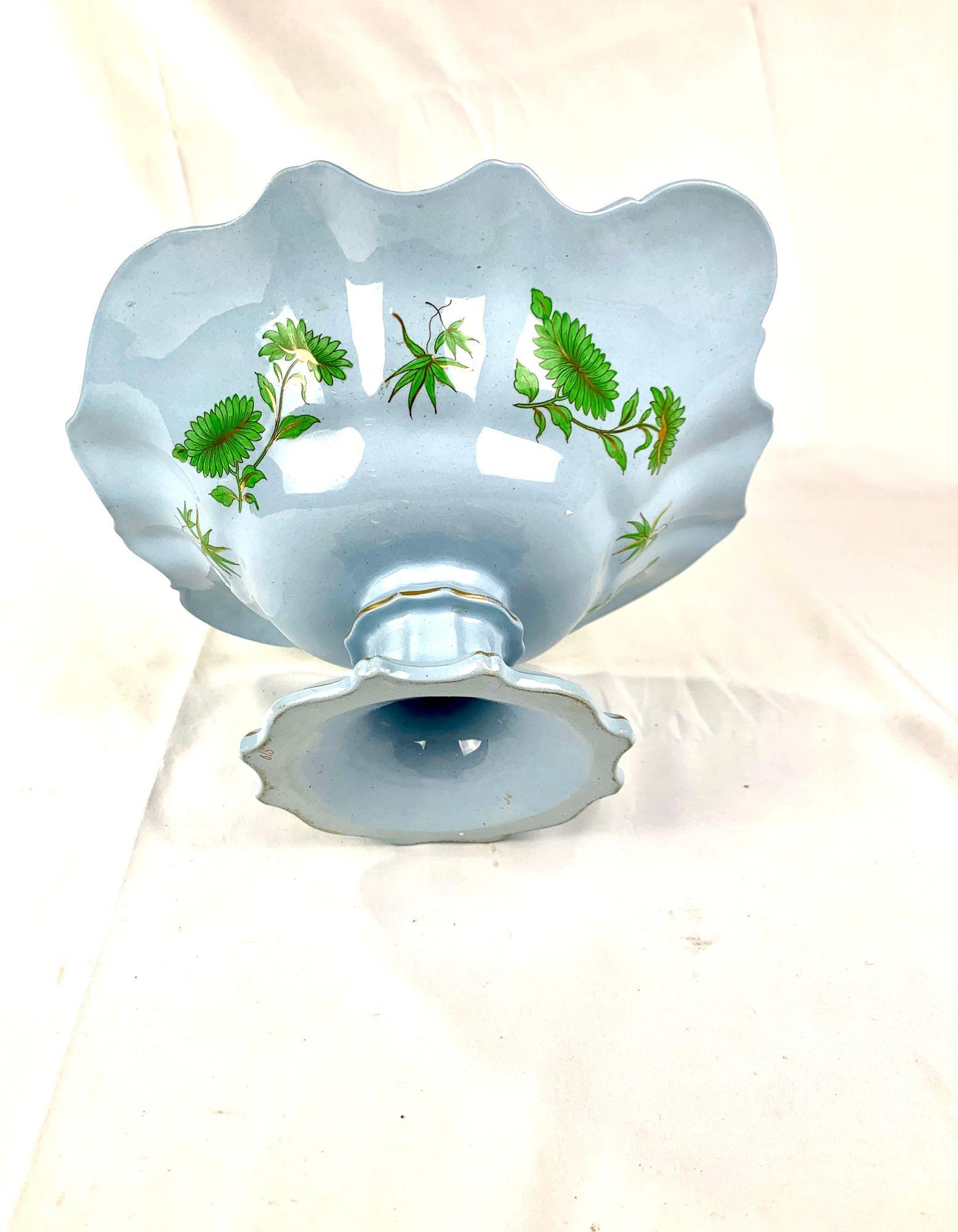 Antike englische Keramik Dessert Set mit Tafelaufsatz von Ridgway CIRCA 1825 im Angebot 3