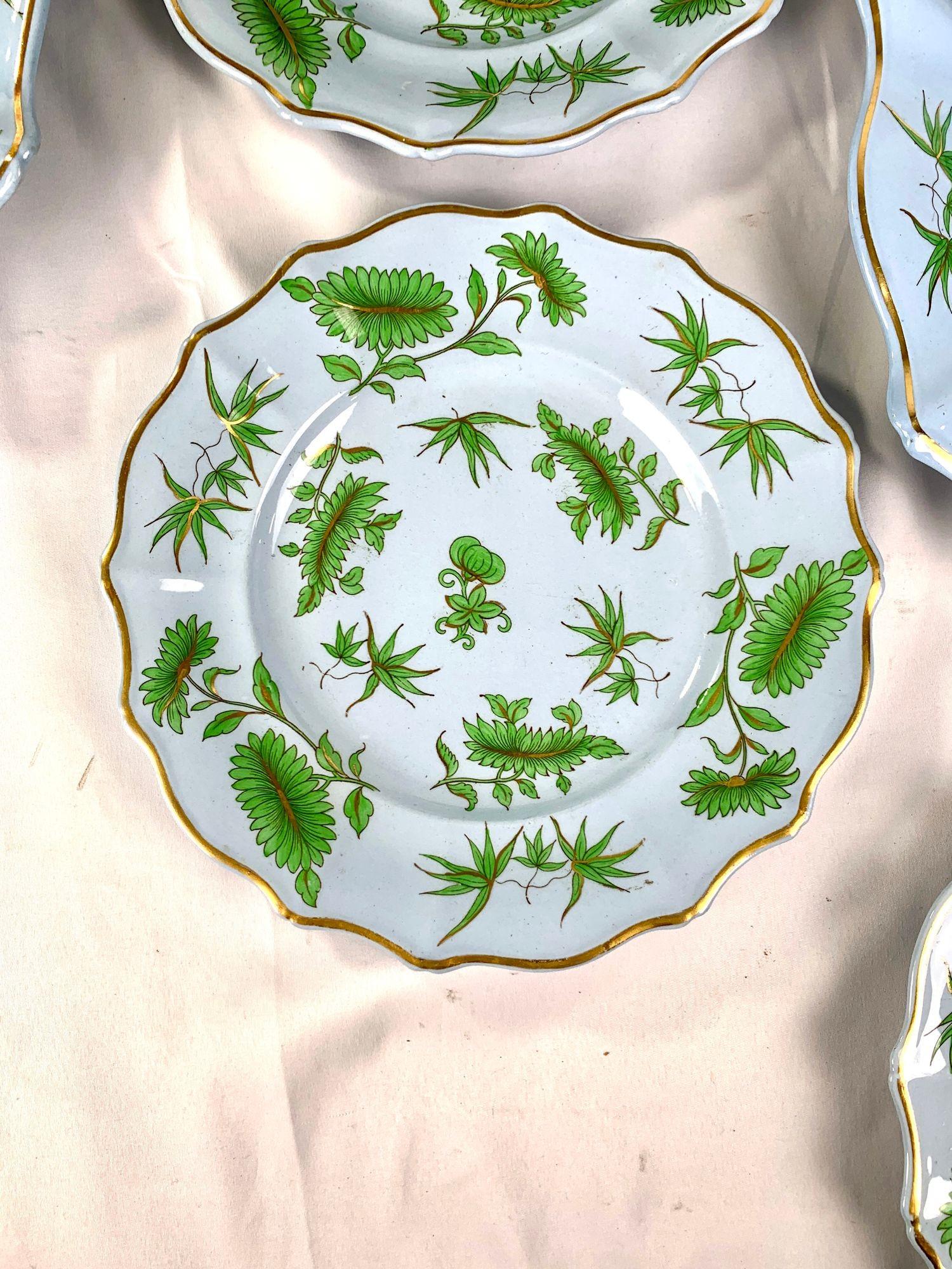 Antike englische Keramik Dessert Set mit Tafelaufsatz von Ridgway CIRCA 1825 (Land) im Angebot