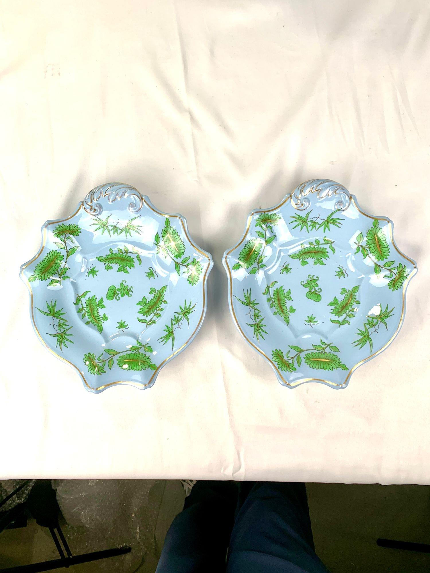 Antike englische Keramik Dessert Set mit Tafelaufsatz von Ridgway CIRCA 1825 im Angebot 1