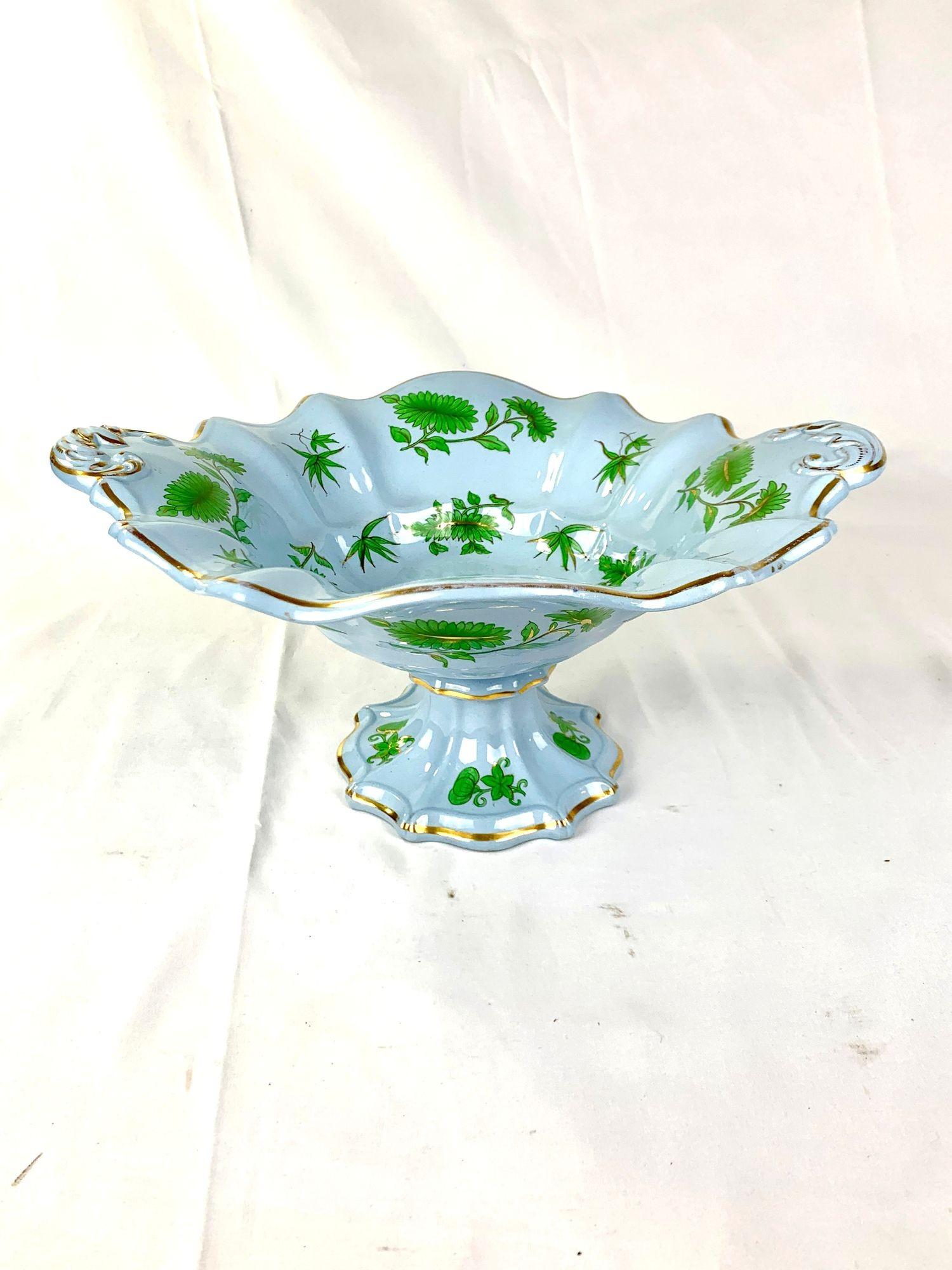 Antike englische Keramik Dessert Set mit Tafelaufsatz von Ridgway CIRCA 1825 im Angebot 2