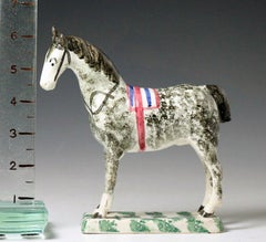 Antique English Pottery Figure of a Horse, St Anthony's Pottery Newcastle