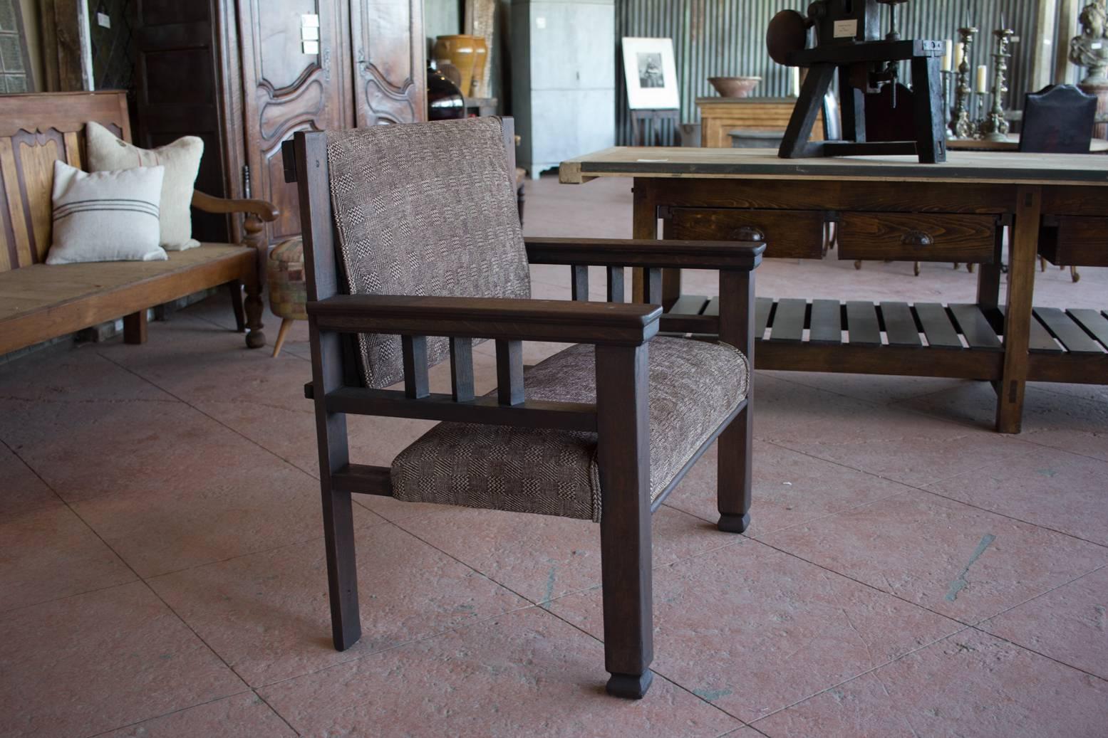 British Antique English Arts & Crafts Pub Chair