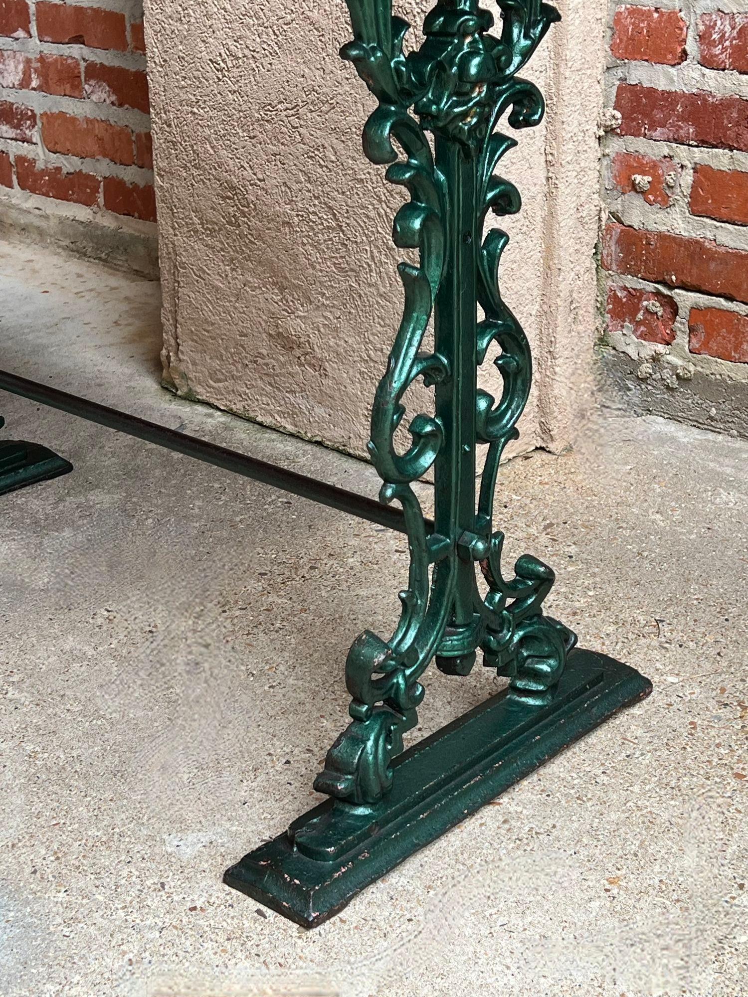 Antique English Pub Table Cast Iron Kitchen Island Sofa Patio Table Rectangular 10