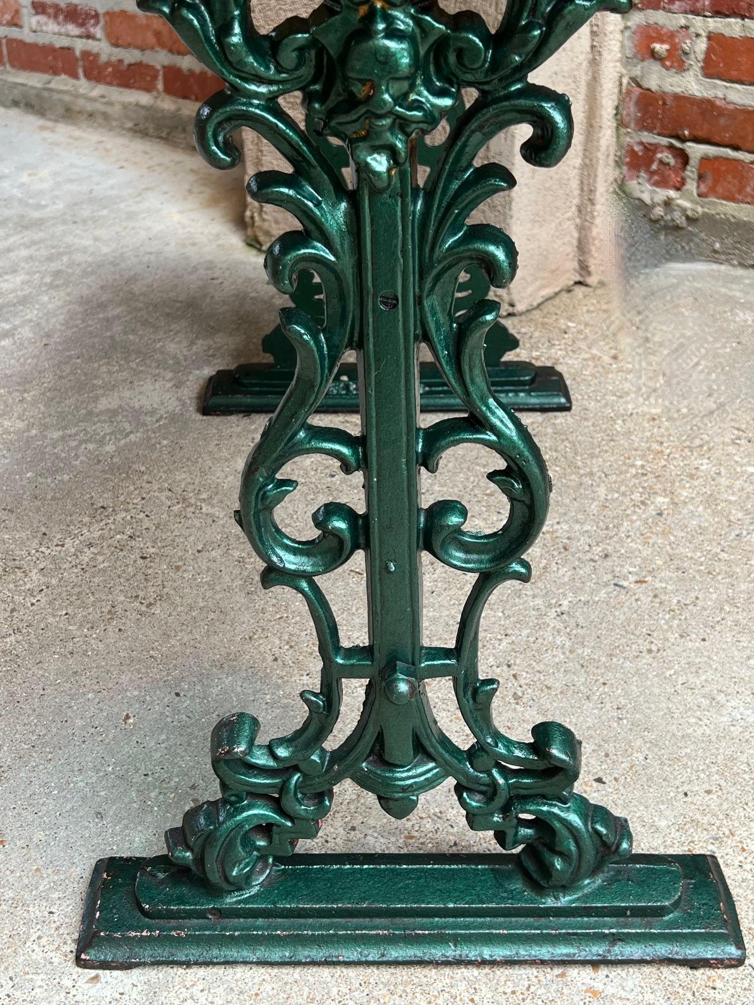 Antique English Pub Table Cast Iron Kitchen Island Sofa Patio Table Rectangular 1