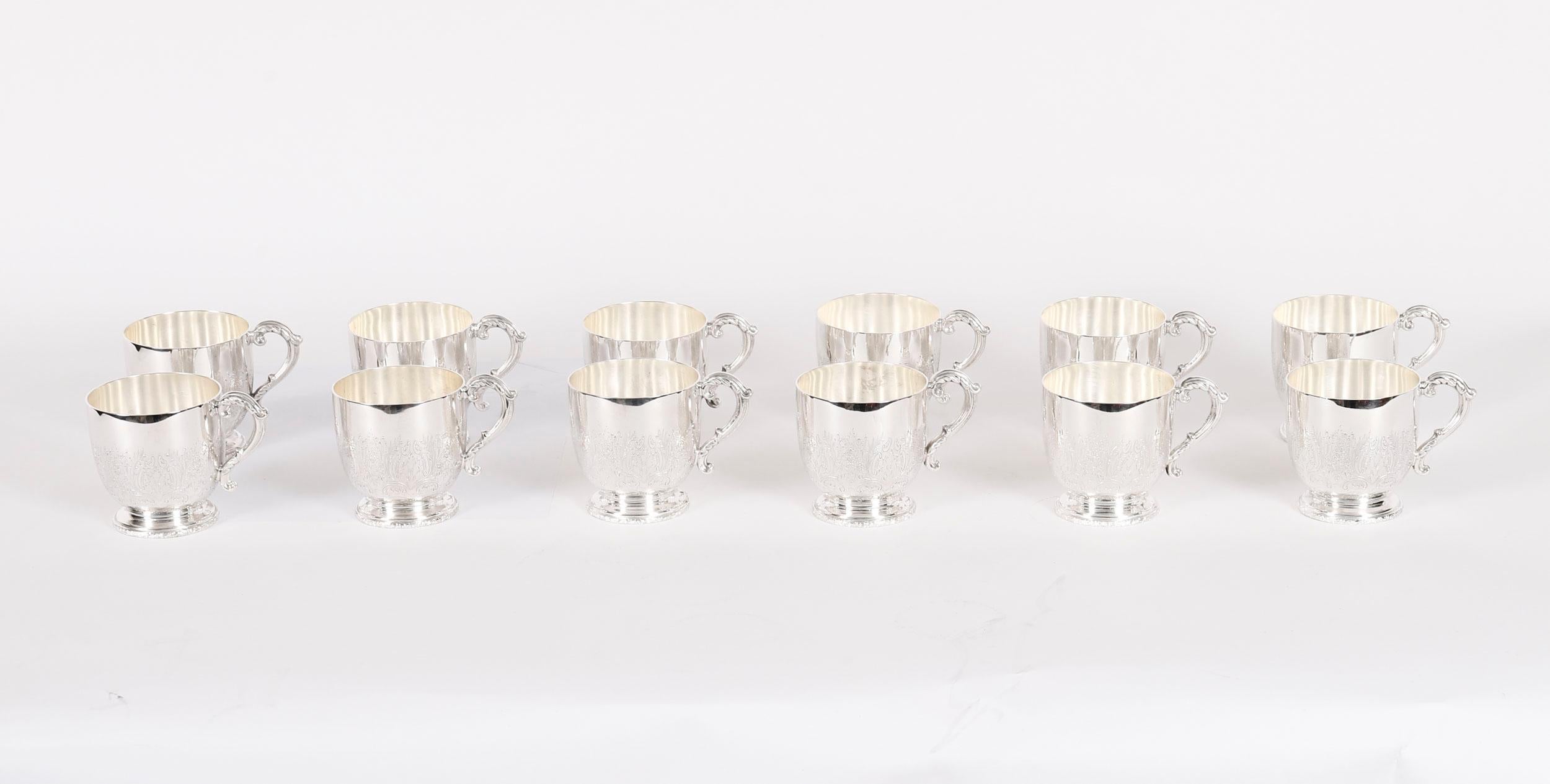 Antikes englisches Punch Bowl Set/ Wein Champagner Kühler 20. Jahrhundert im Angebot 4