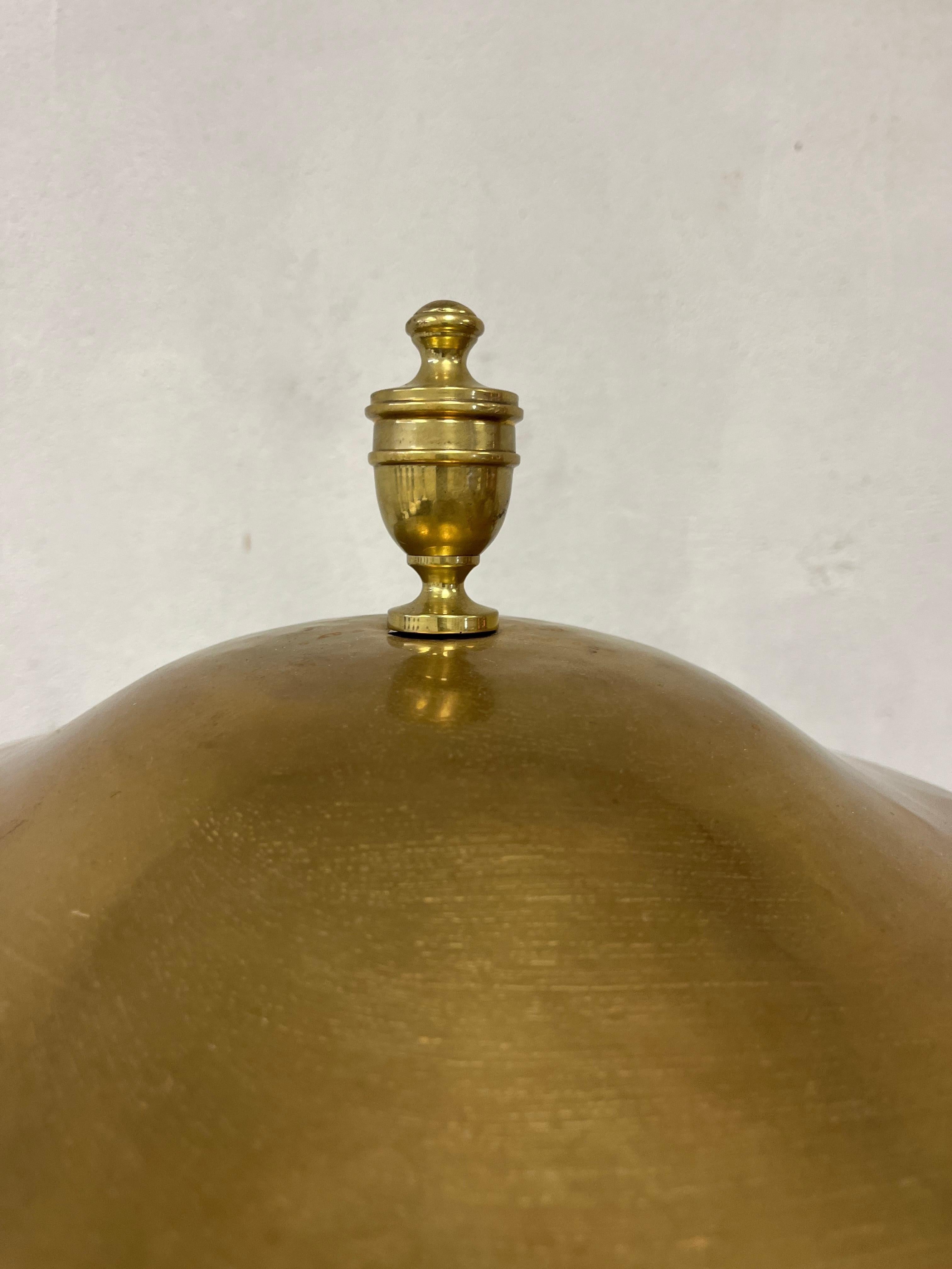 Brass Antique English Purdonium or Coal Scuttle For Sale