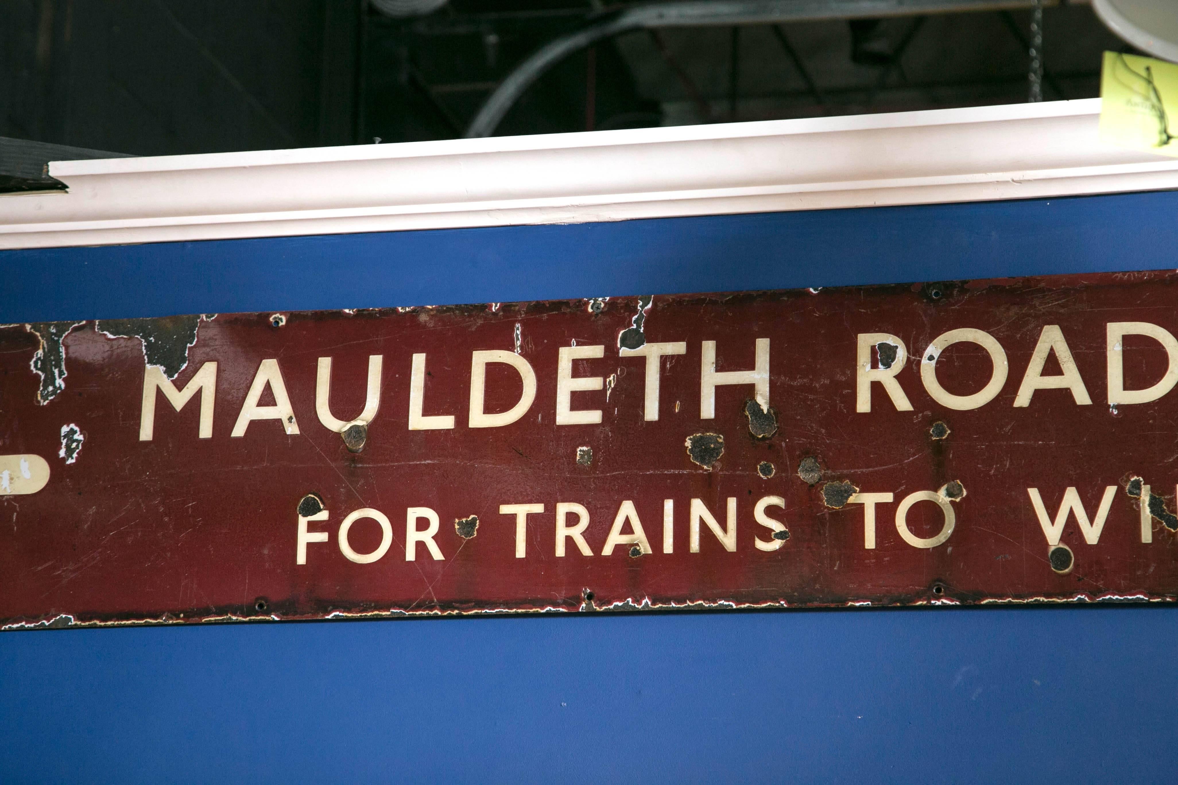 Other Antique English Railway Sign For Sale