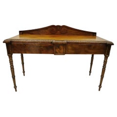 Antiguo aparador de caoba tallada de la Regencia inglesa Mesa consola buffet