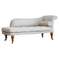 Antica chaise longue inglese Regency Attr to Holland & Sons