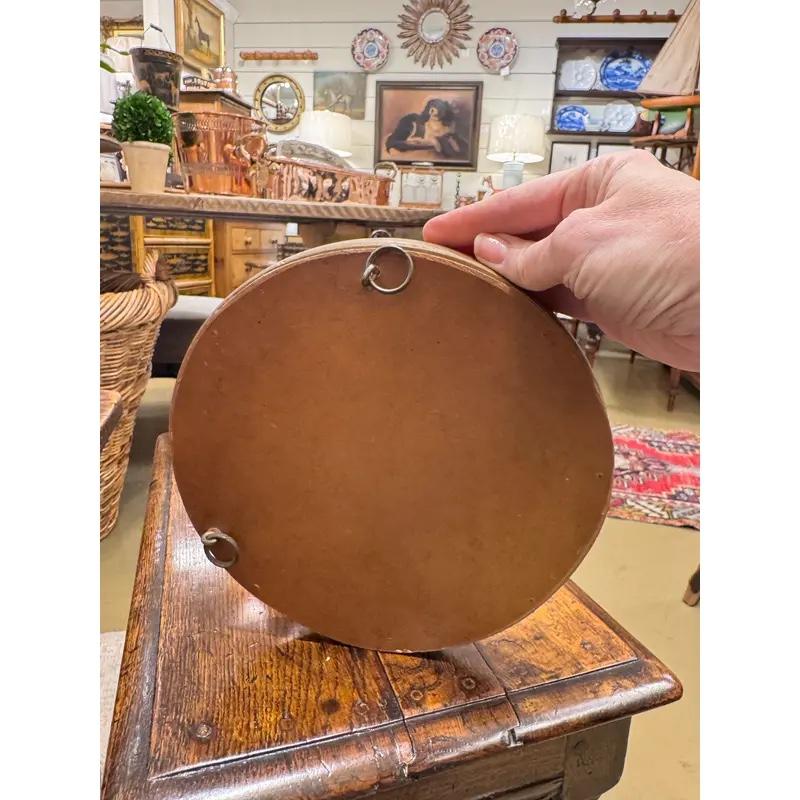 Early 20th Century Antique English Regency Convex Mirror For Sale