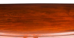 Antique English Regency Flame Mahogany Sideboard, 19th Century
