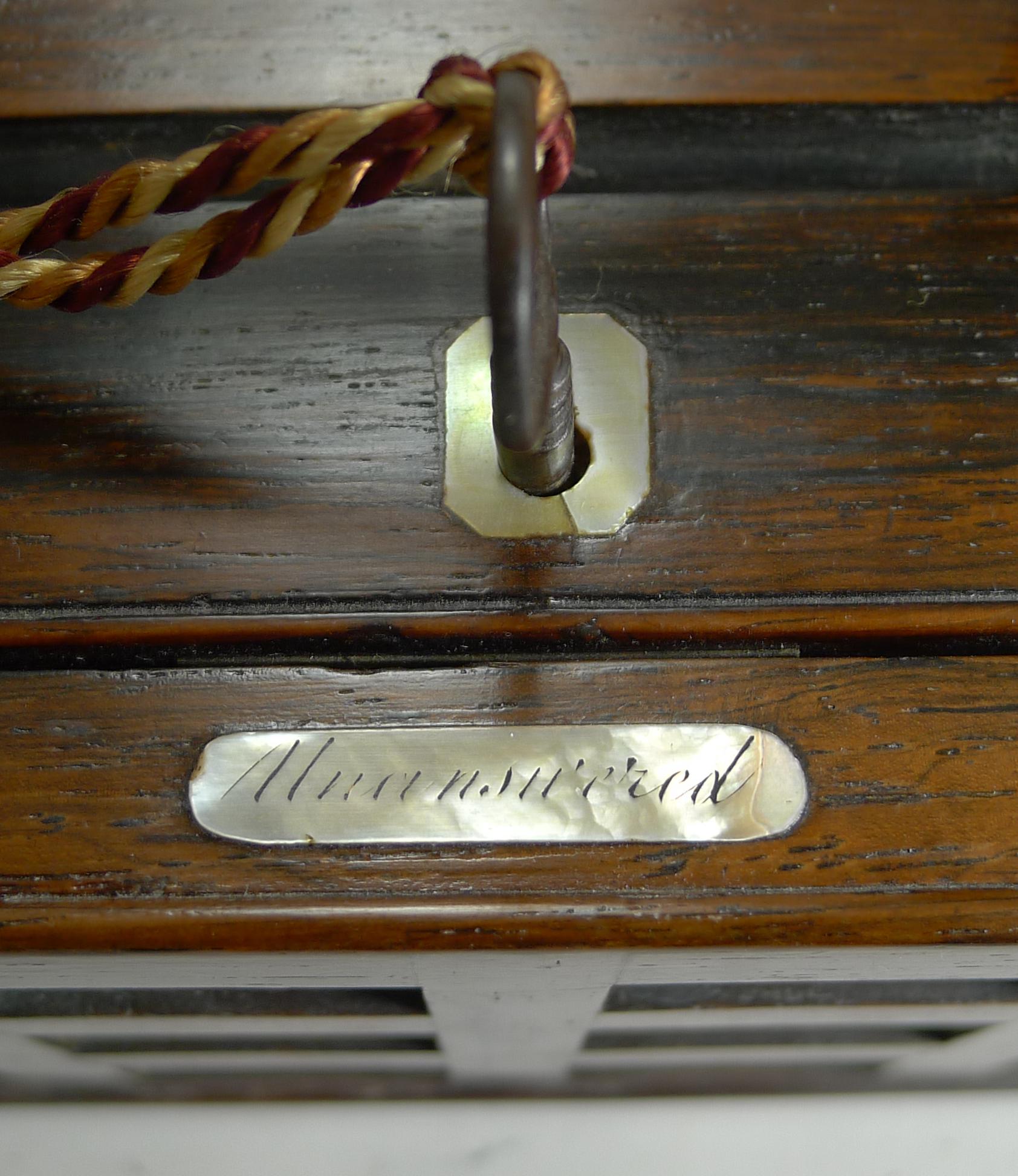 Antique English Regency Letter Box in Rosewood, circa 1820 6