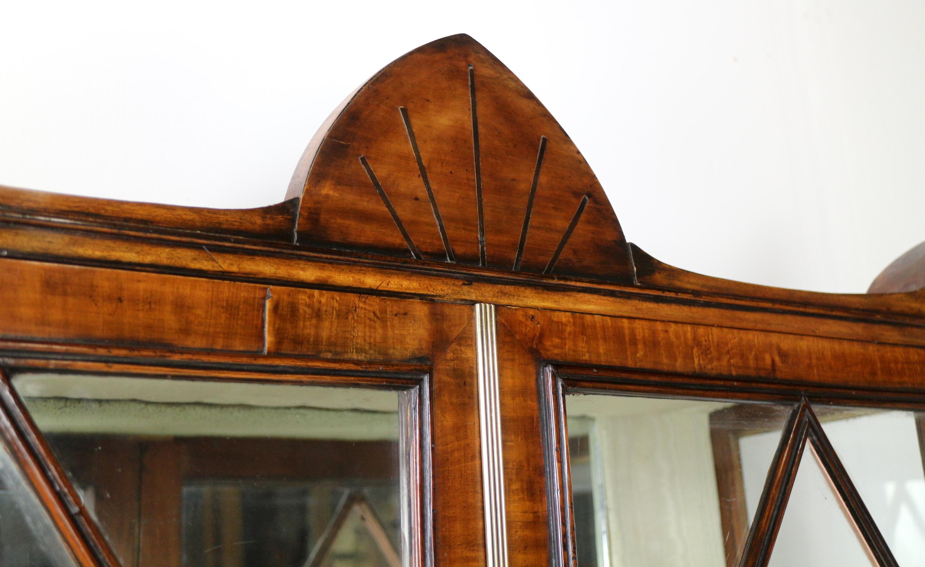 Antiker englischer Regency-Mahagoni- Tambour-Schreibtisch-Schreibtisch-Schrank für Damen im Regency-Stil im Angebot 3