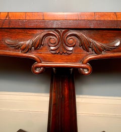 Antique English Regency Period Rosewood Console Table, circa 1810-1830