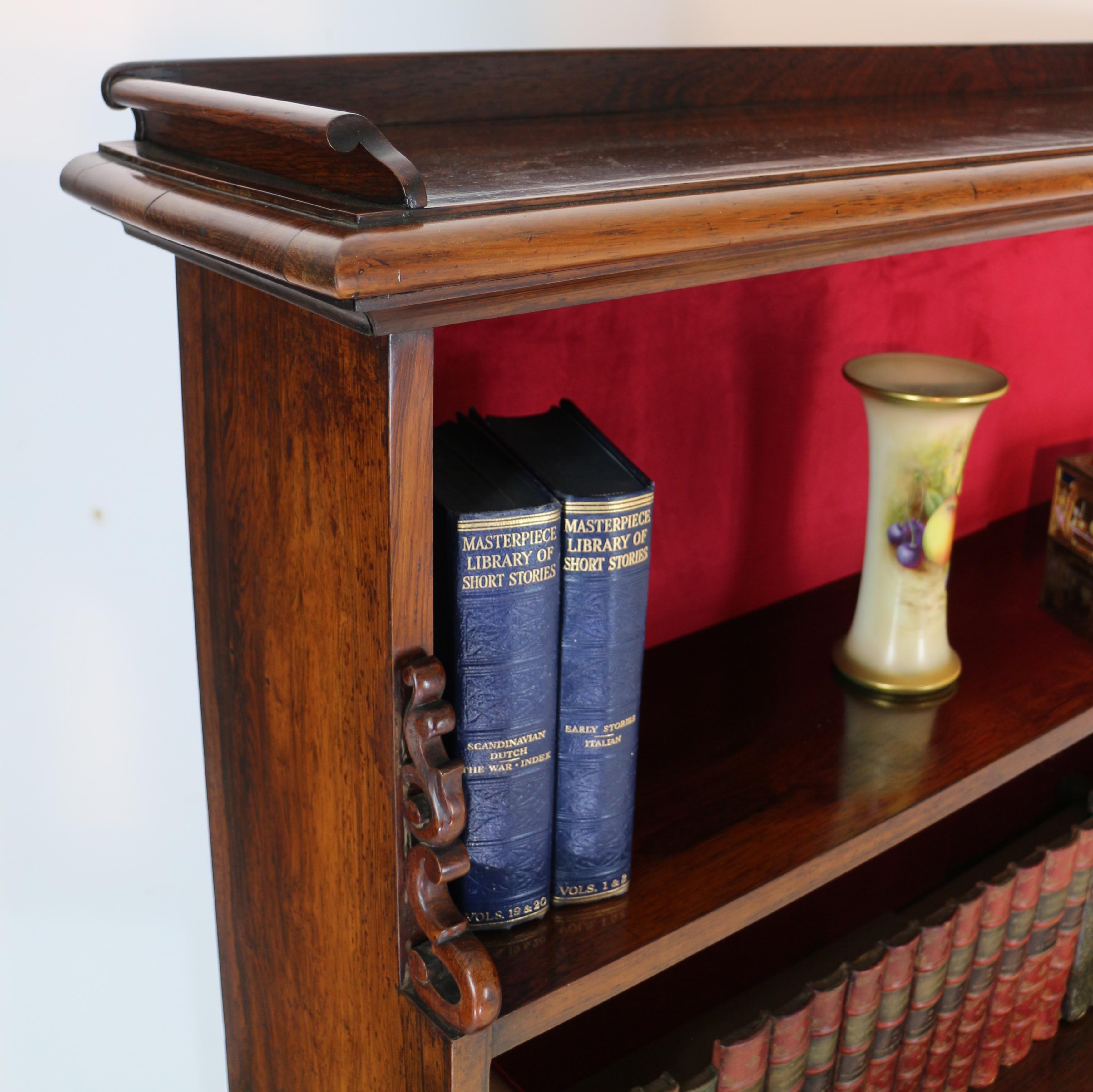 antique waterfall bookcase