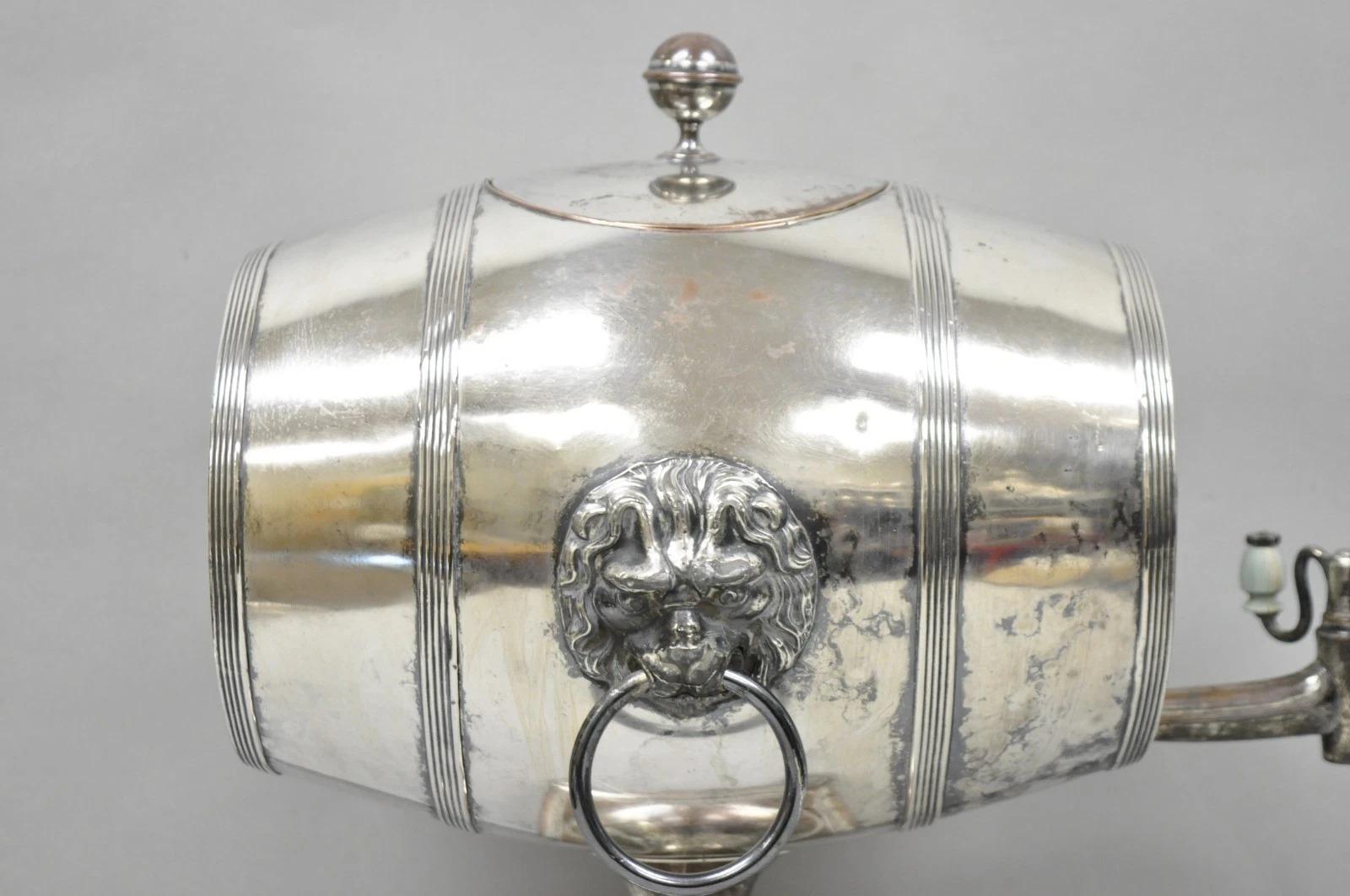 Antike englische Regency Silver Plated 