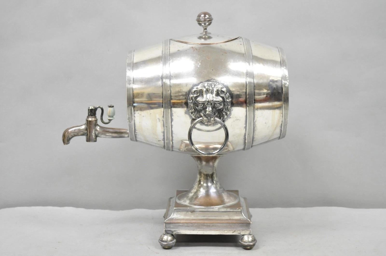 Antike englische Regency Silver Plated 