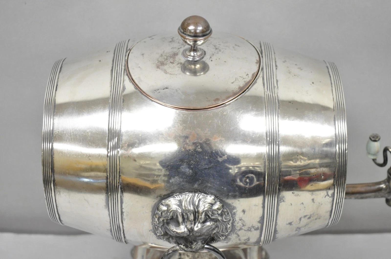 Antike englische Regency Silver Plated 