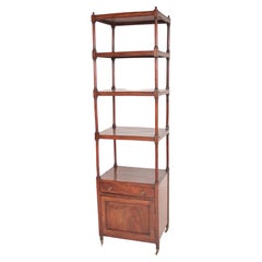 Antique English Regency Style Mahogany Etagere