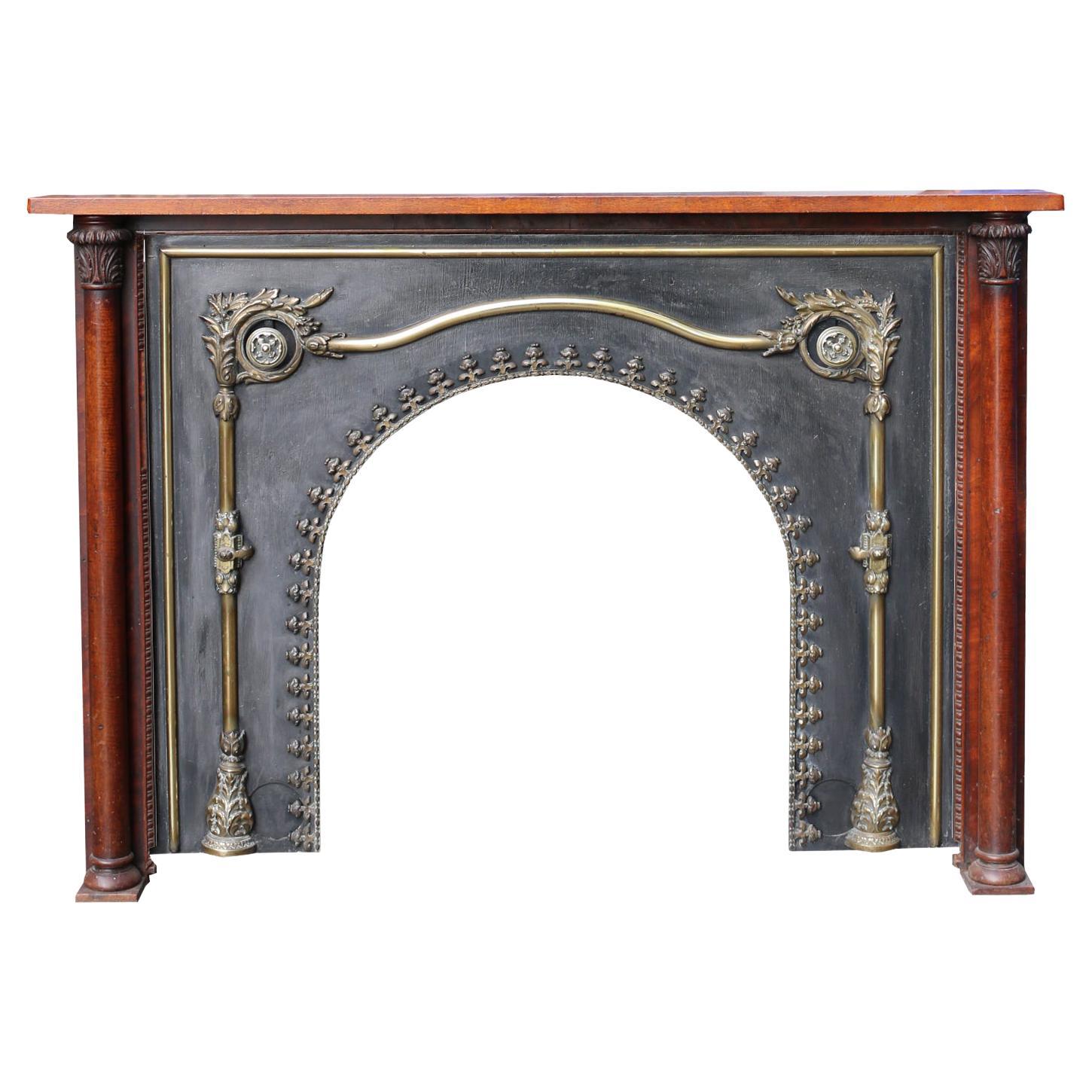 Antique English Regency Style Mantel  For Sale