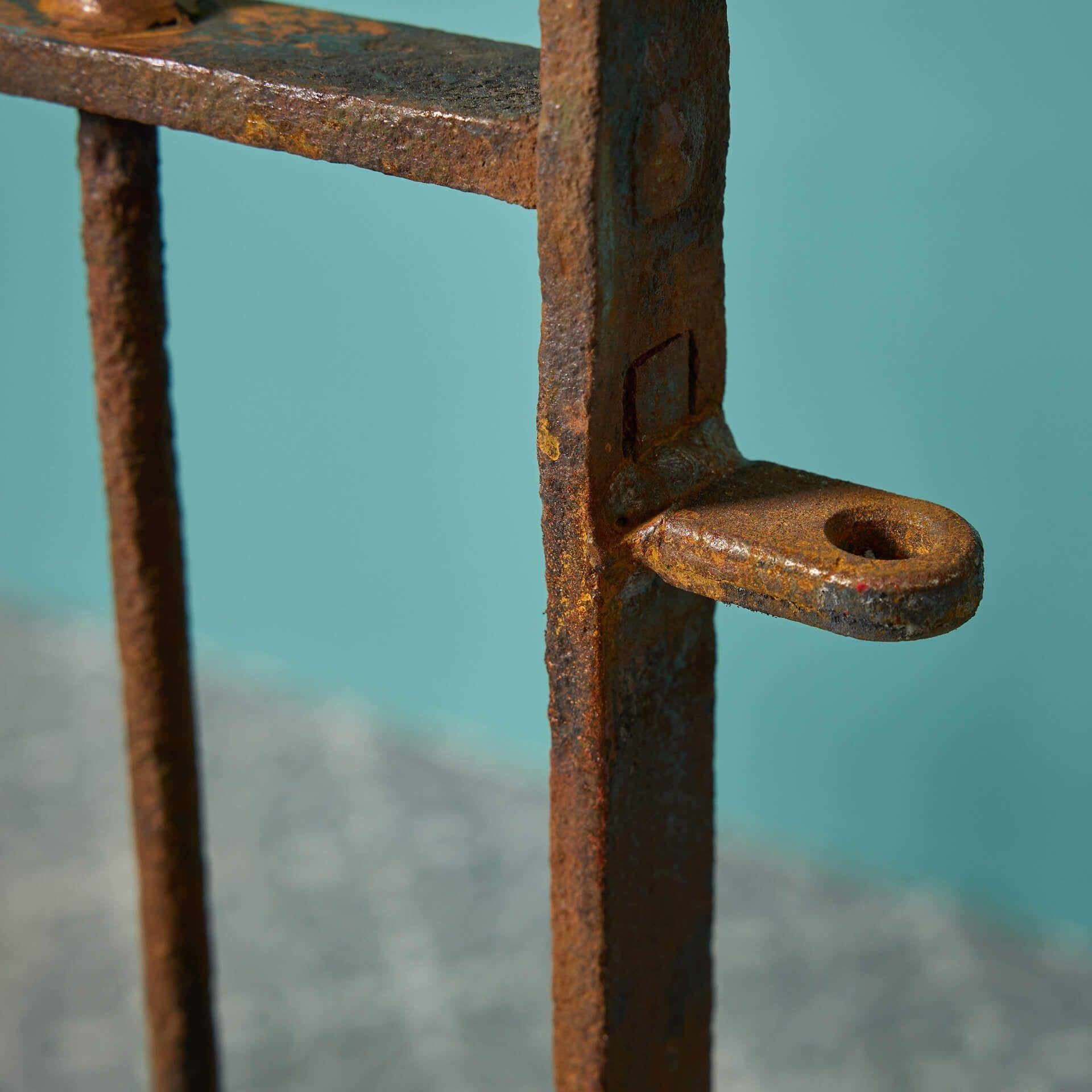 19th Century Antique English Regency Style Pedestrian Side Gate For Sale