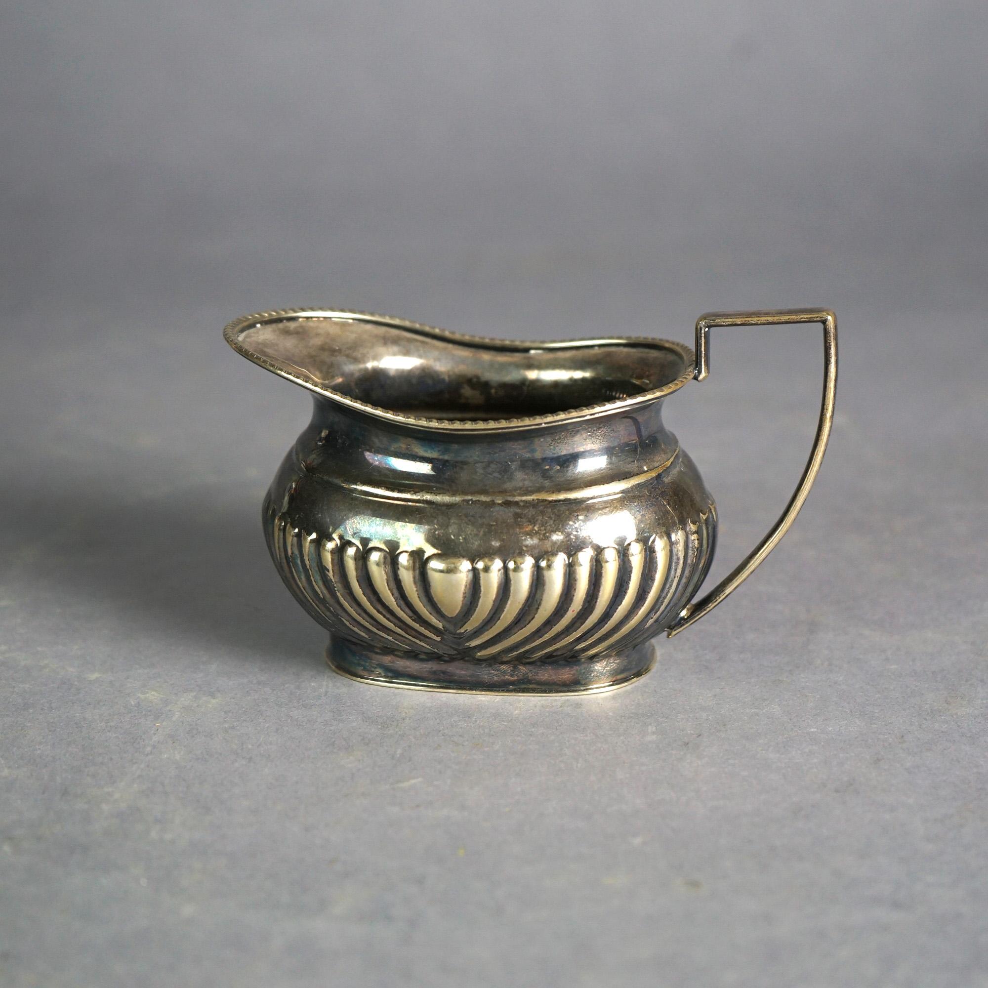 Antique English Regency Style Sheffield Silver Plate Tea Set 19thC 5
