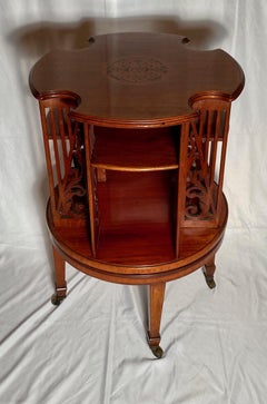 Antique English Revolving Bookstand