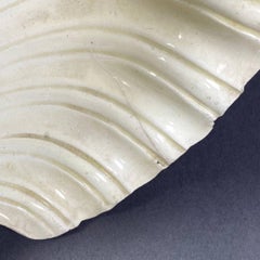 Louche à soupe rococo anglaise ancienne en faïence avec bol en écaille de tortue, vers 1775