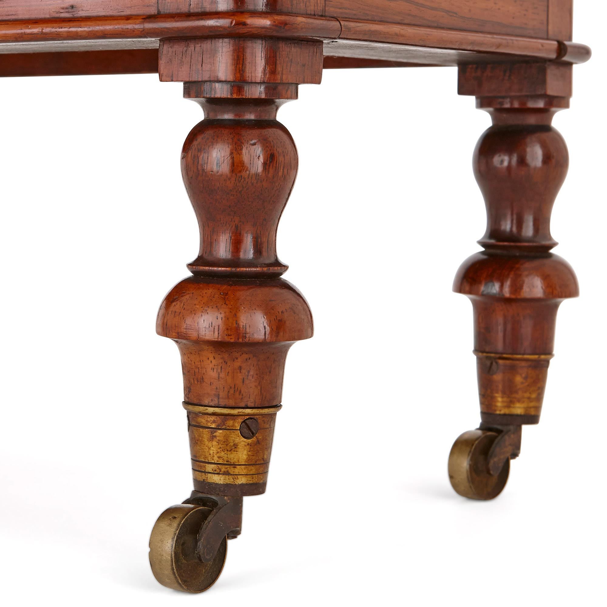 Antique English Rosewood Canterbury Music Stand For Sale At 1stdibs