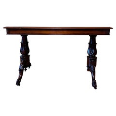 Antique English Rosewood Hall, Breakfast Table