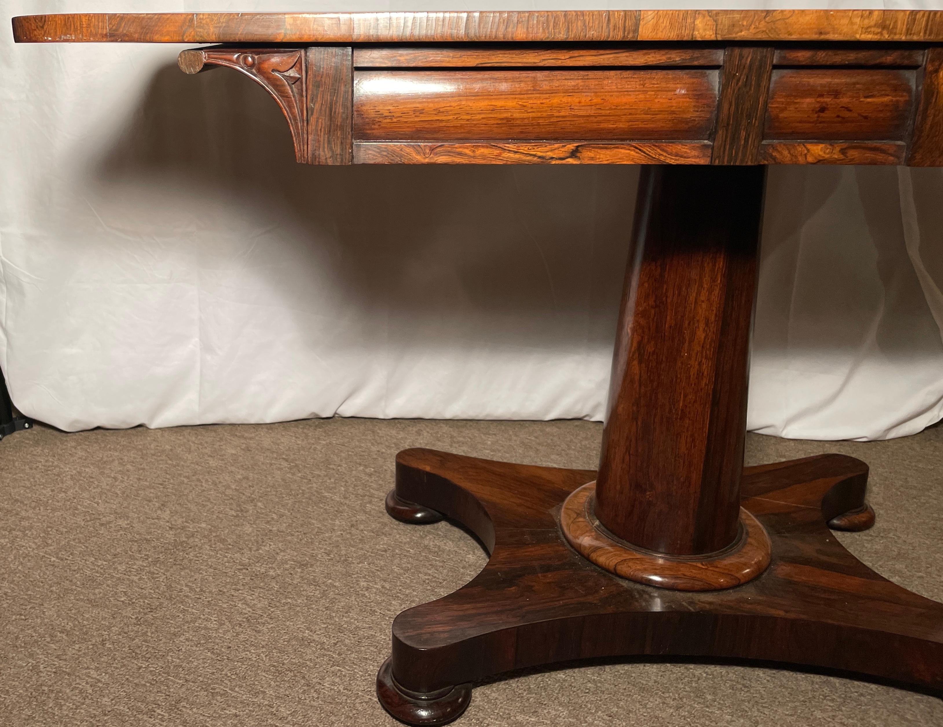 19th Century Antique English Rosewood Sofa Table, circa 1880