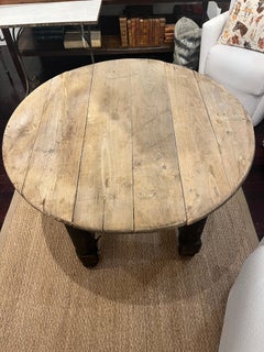 Antique English Round Occasional Table