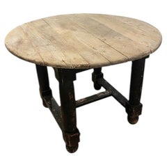 Antique English Round Occasional Table