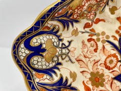 Antique English Royal Crown Derby Platter, circa 1790