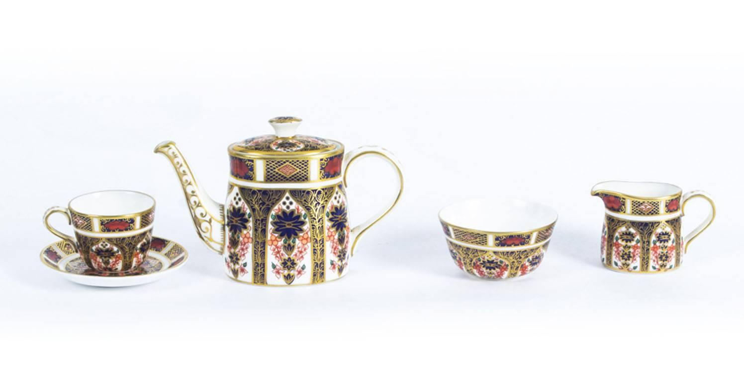 royal crown derby imari tea set