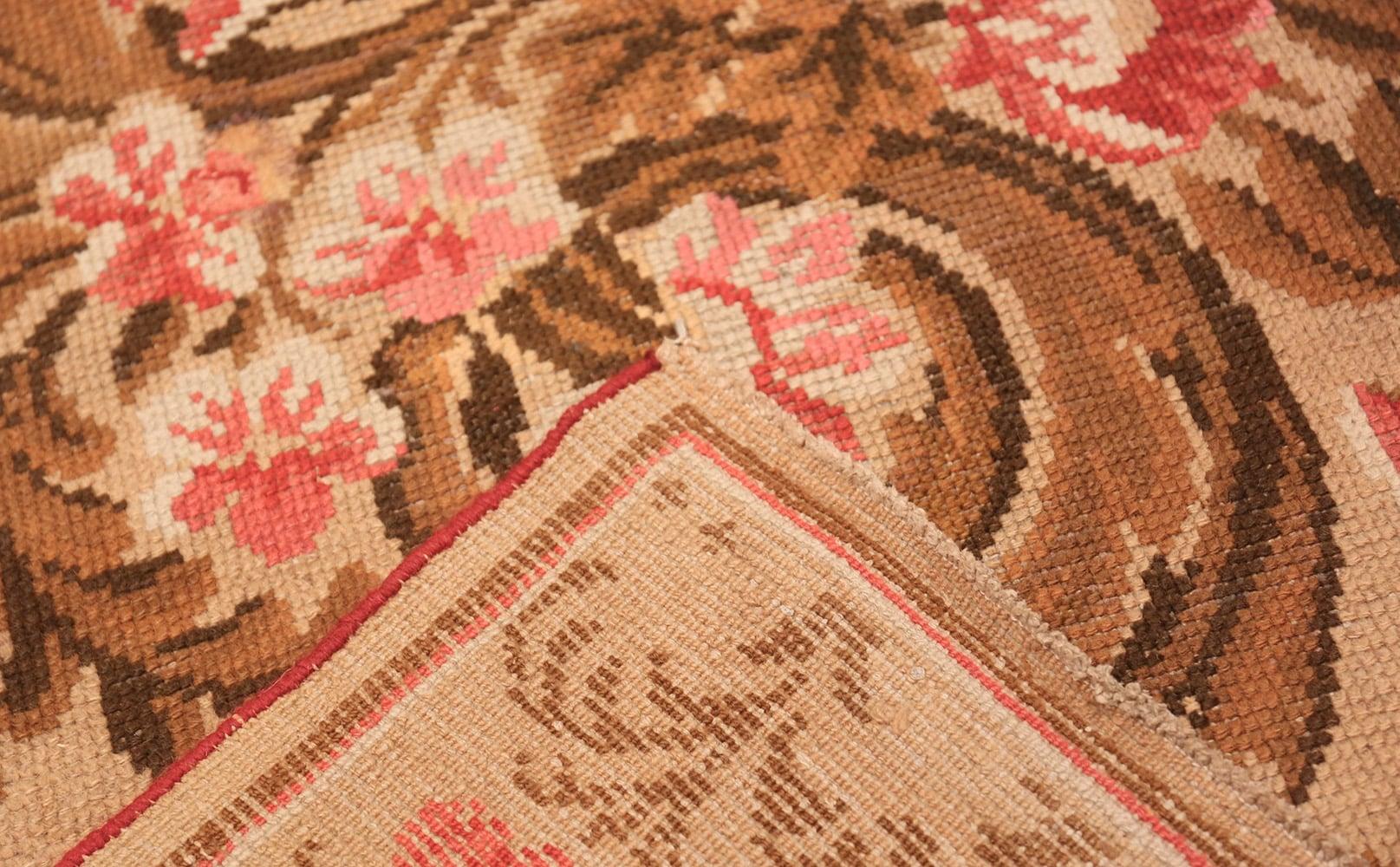 19th Century Antique English Rug. Size: 2 ft 6 in x 6 ft 3 in  For Sale