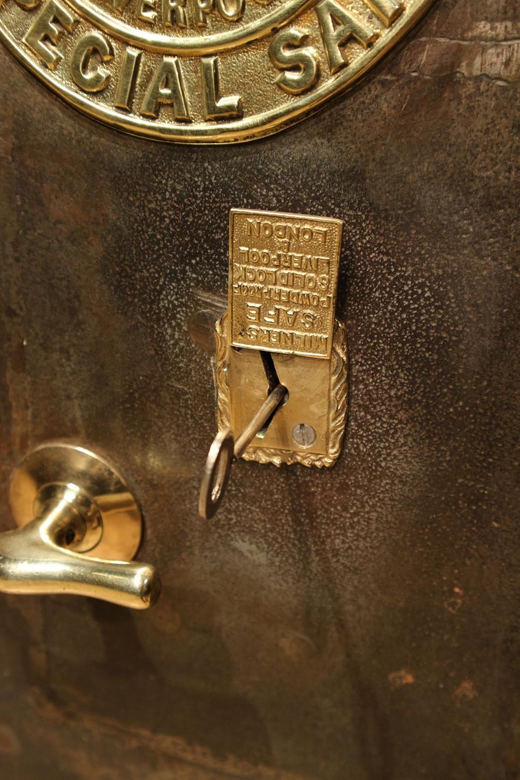 Early 20th Century Antique English Safe from Milners