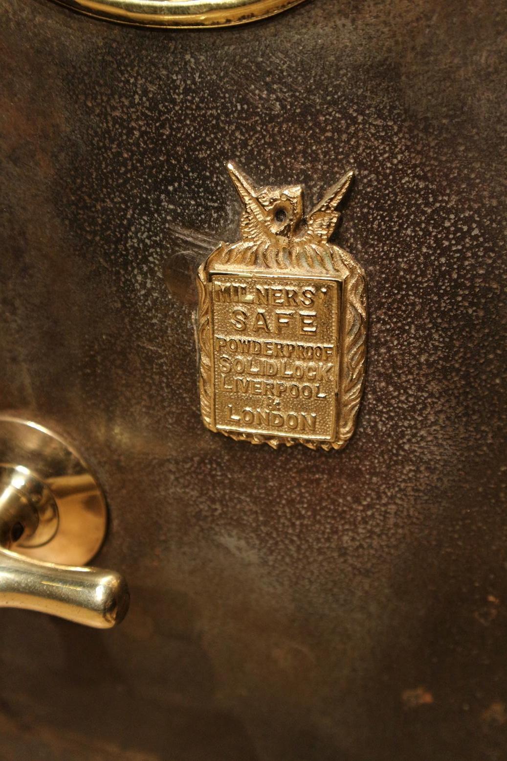 Iron Antique English Safe from Milners