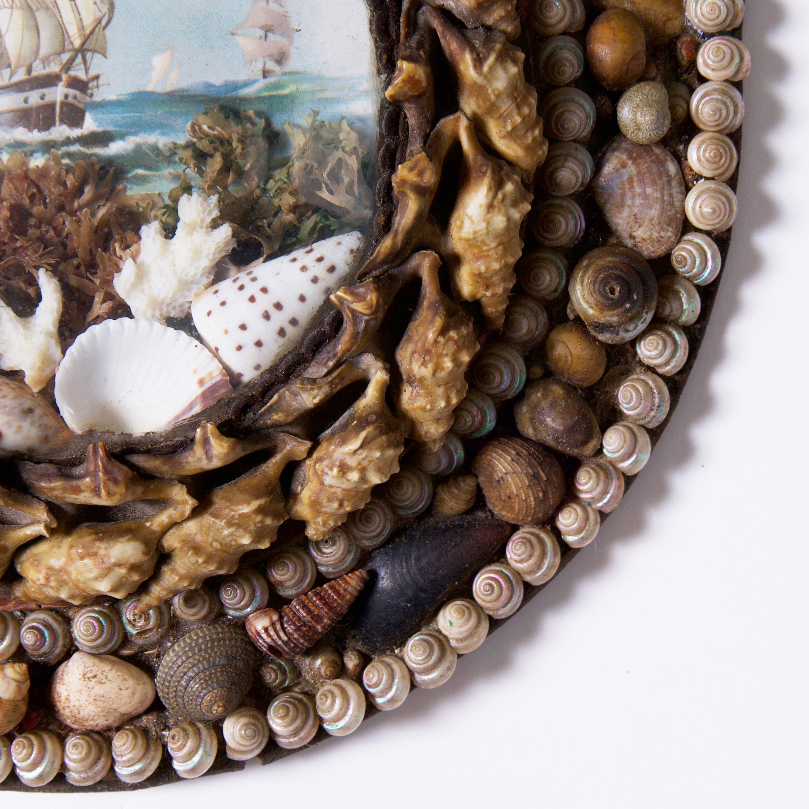 Hand-Crafted Antique English Sailors Valentine
