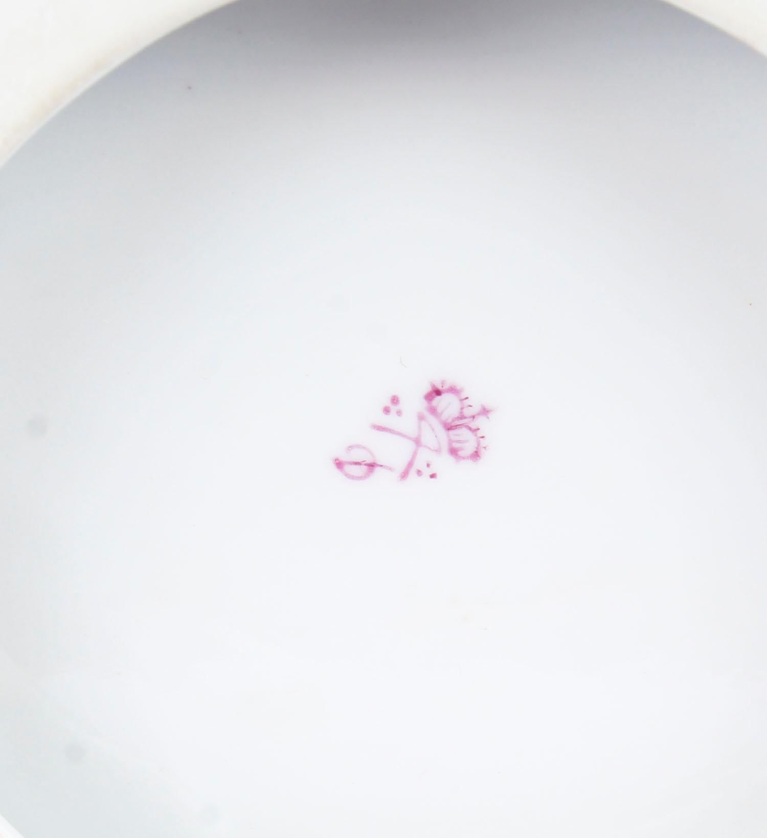 Antique English Samson Porcelain Pot-Pourri Urn Date Stamped 19th Century 3