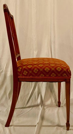 Antique English Satinwood Occasional Chair, circa 1870