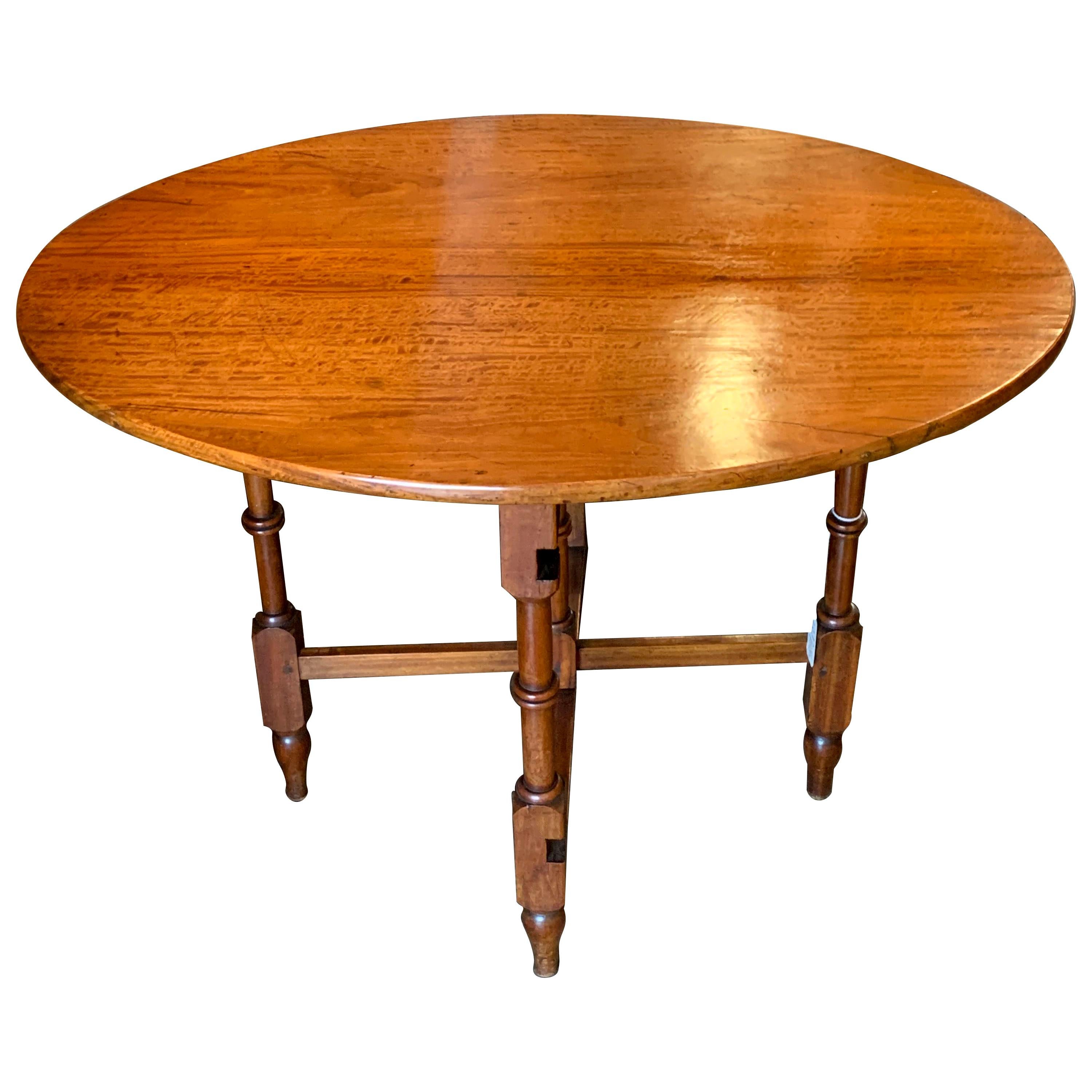 Antique English Satinwood Occasional Table For Sale