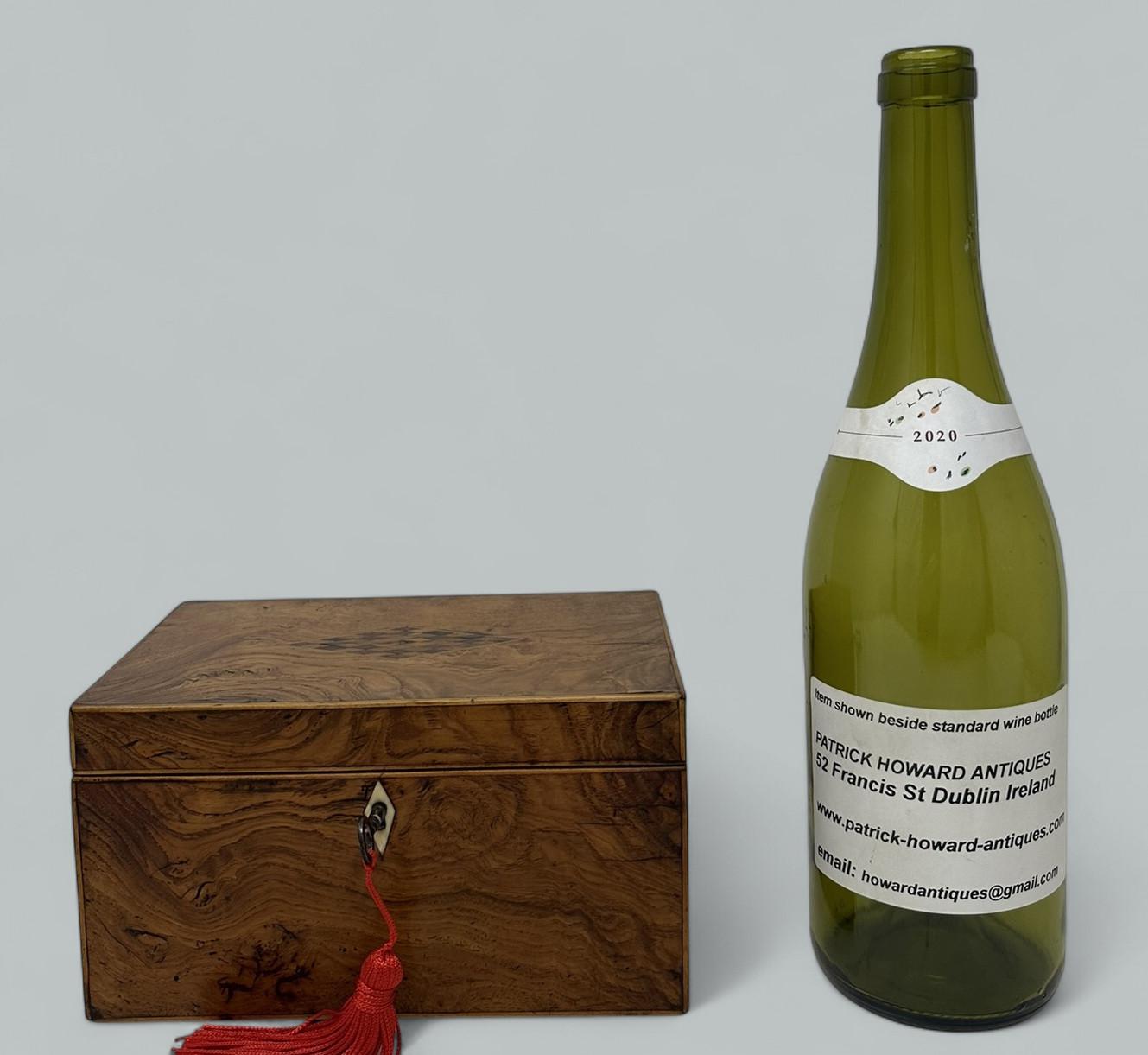 Antike englische Satinholz Holz Georgian Regency Double Tea Caddy 19. (Mahagoni) im Angebot
