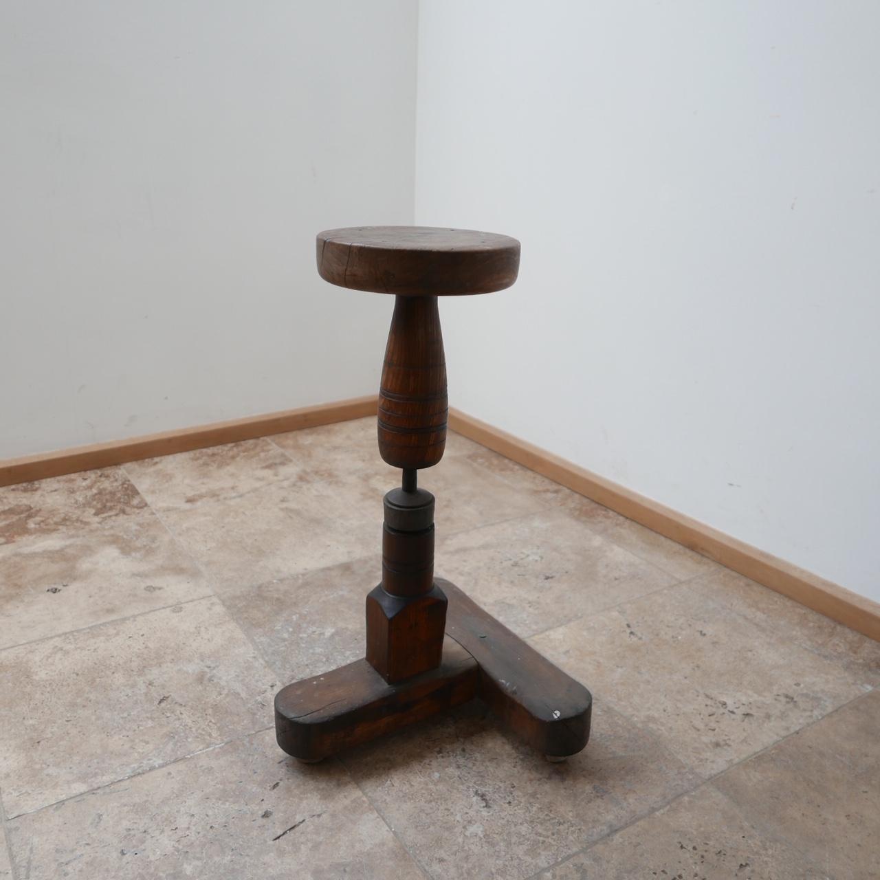 20th Century Antique English Sculpture/Display Stand