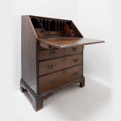 Antique English secretary desk, 18th century
