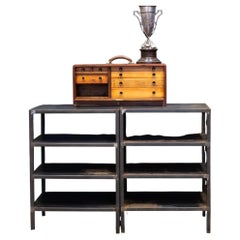 Antique English Seven Drawer Mahogany Machinist's Chest c.1880-1930