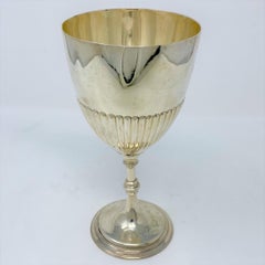 Antique English Sheffield Silver Goblet, circa 1880